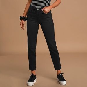 Levi’s Wedgie Icon Jeans Black size 26